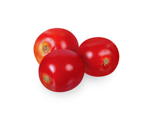 Tomato isolate on white background. with clipping paths.