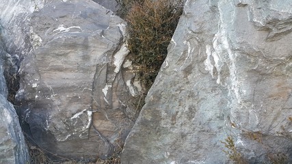 Close up of Large stones or rock