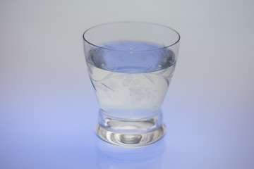 A glass of aloe vera juice