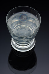 A glass of aloe vera juice