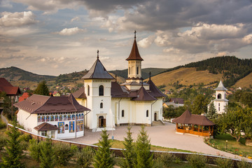Fototapeta na wymiar Romania, Humor Monastery,2017,view from tower