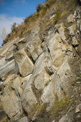 Protection Wire Mesh Against Falling Rocks,Safety net of rockfall in the mountains
