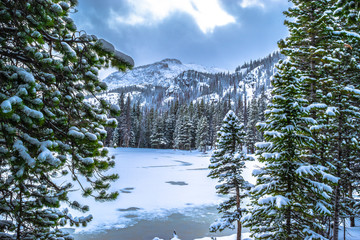 Hiking in a Winter Wonderland in Colorado