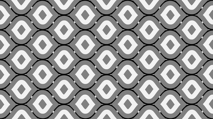 Fototapeta premium Seamless pattern geometric. Delicate beautiful ornament. Geometric fashion fabric print. Seamless vector pattern.