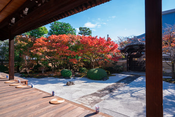 京都　妙顯寺（みょうけんじ）の紅葉