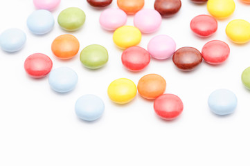 カラフルなチョコ