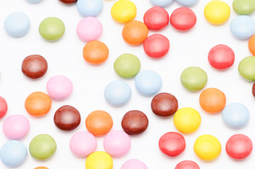 カラフルなチョコ