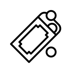 Red envelope vector, Chinese New Year related line style icon editable stroke