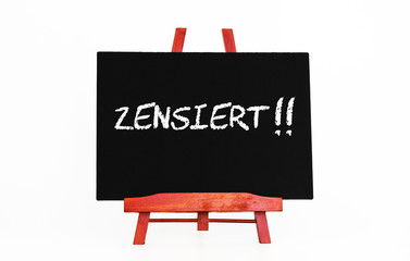 Zensiert