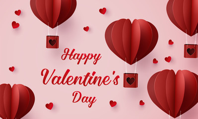 illustration of love and valentine day - obrazy, fototapety, plakaty