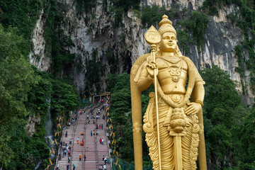 Entrance of Batu Caves in Kuala Lumpur