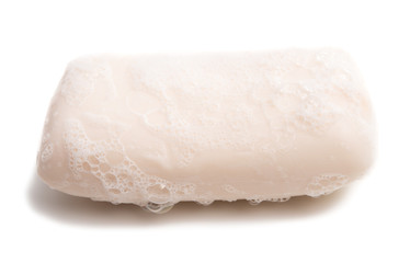 white soap isolated