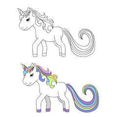  unicorn character, book coloring pages
