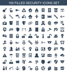 100 security icons