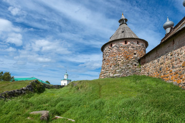 Korozhnaya tower of the Spaso-Preobrazhensky Solovetsky Monastery. . Russia, Arkhangelsk region, Primorsky district, Solovki © Konstantin