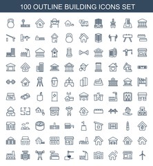 100 building icons