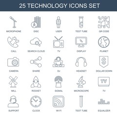 Fototapeta premium technology icons