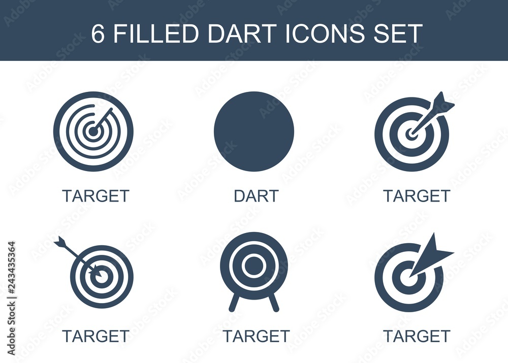 Poster dart icons