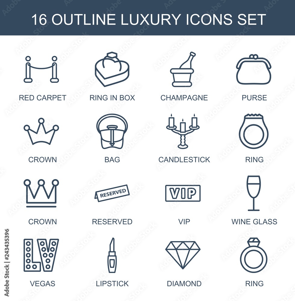 Canvas Prints 16 luxury icons