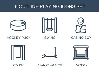 playing icons