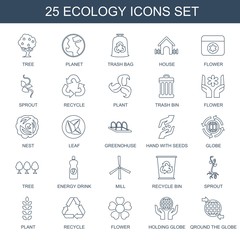25 ecology icons