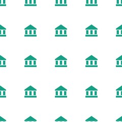 bank icon pattern seamless white background