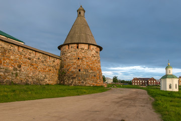 Spinning Tower of the Spaso-Preobrazhensky Solovetsky Monastery