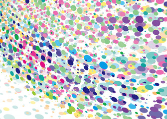 背景　模様　ドット　カラフル