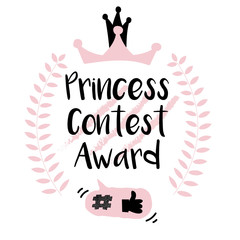 Princess Cute Award Badges