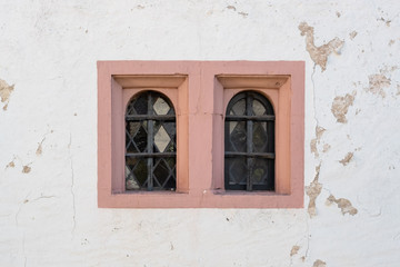 Old and ancient small chapel windows