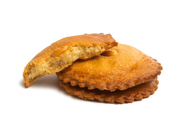 almond biscuit isolated