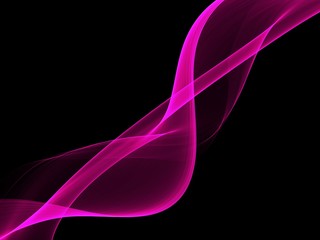 Abstract shiny color pink wave design element