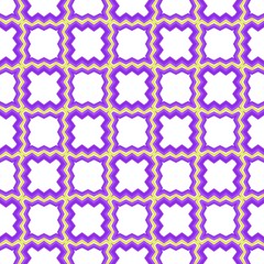 Seamless pattern with zigzag lines. Creative vector illustration. Design for business. Purple color.