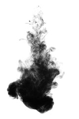 Ink floating in water
