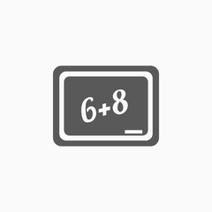 blackboard icon, blackboard vector