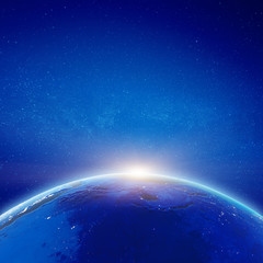Africa city lights