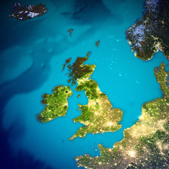 United Kingdom and Ireland map