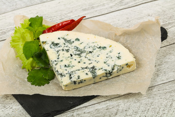 Blue cheese slice