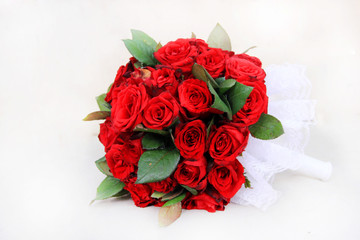 bouquet of red roses