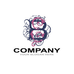 logo custome type be lok vintage