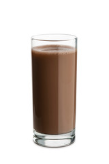 milk chocolate glass
