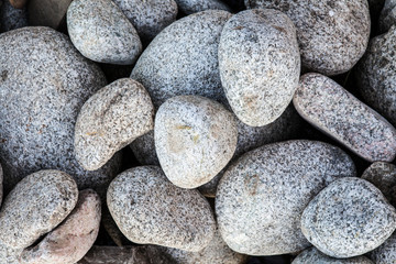 Stones lying on the beach