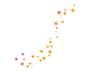 set of abstract star background template vector