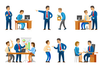 Boss Chief Executive Presenting Strategy Seminar