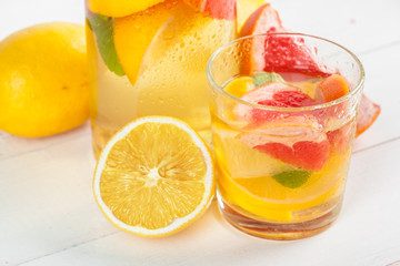 Citrus lemonade,summer drink.