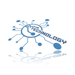 Technology logo template.