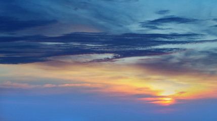 Fototapeta na wymiar Romantic sky