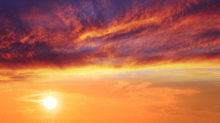 Romantic sky