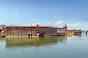 Garonna river, Toulouse, France