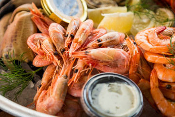 Delicious seafood, straight from the fisherman boat to the restaurant table